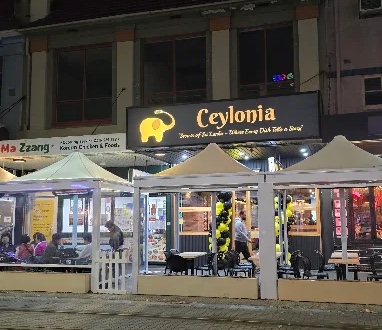 Ceylonia restaurant shopfront in Parramatta